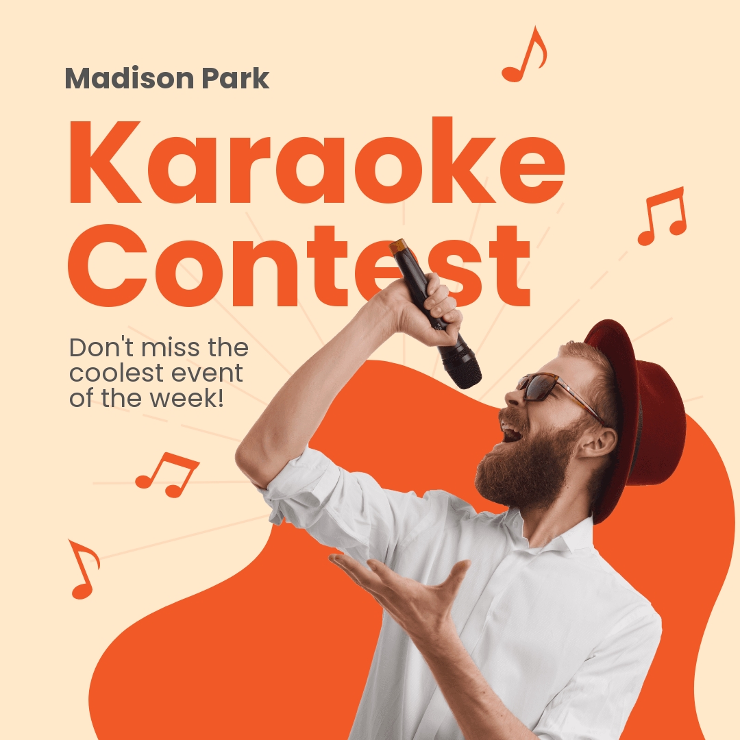 FREE Karaoke Instagram Post Templates & Examples Edit Online