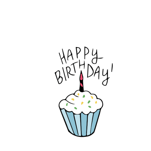 FREE Birthday Animated Sticker Template Download in GIF, After