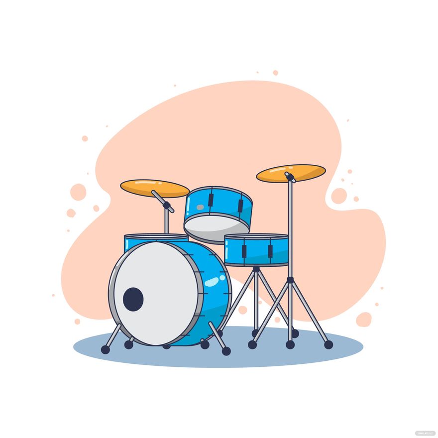 Drum Vector in Illustrator, SVG, JPG, EPS, PNG Download