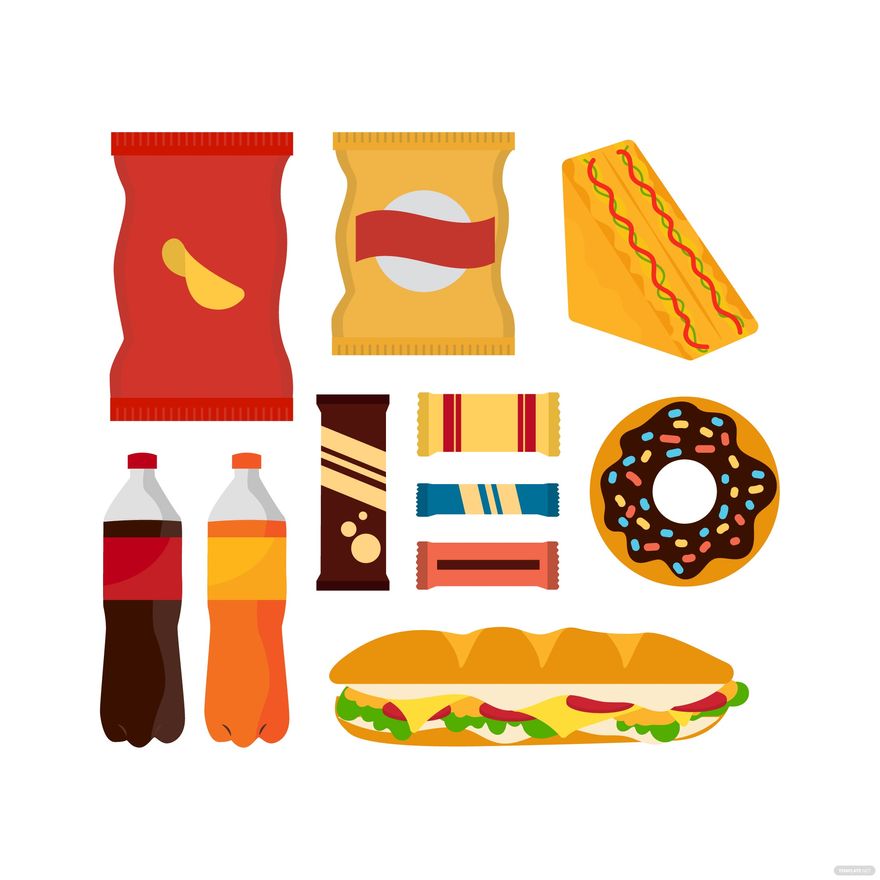 Snack Vector in Illustrator, SVG, JPG, EPS, PNG Download