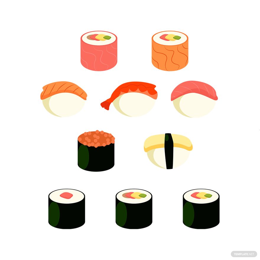 Japanese Food Vector in EPS, Illustrator, JPG, PNG, SVG Download