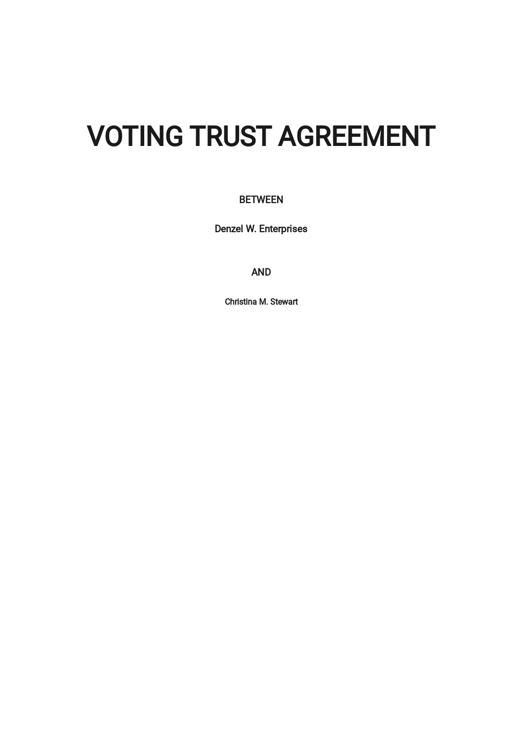 9+ FREE Trust Agreement Templates [Edit & Download]