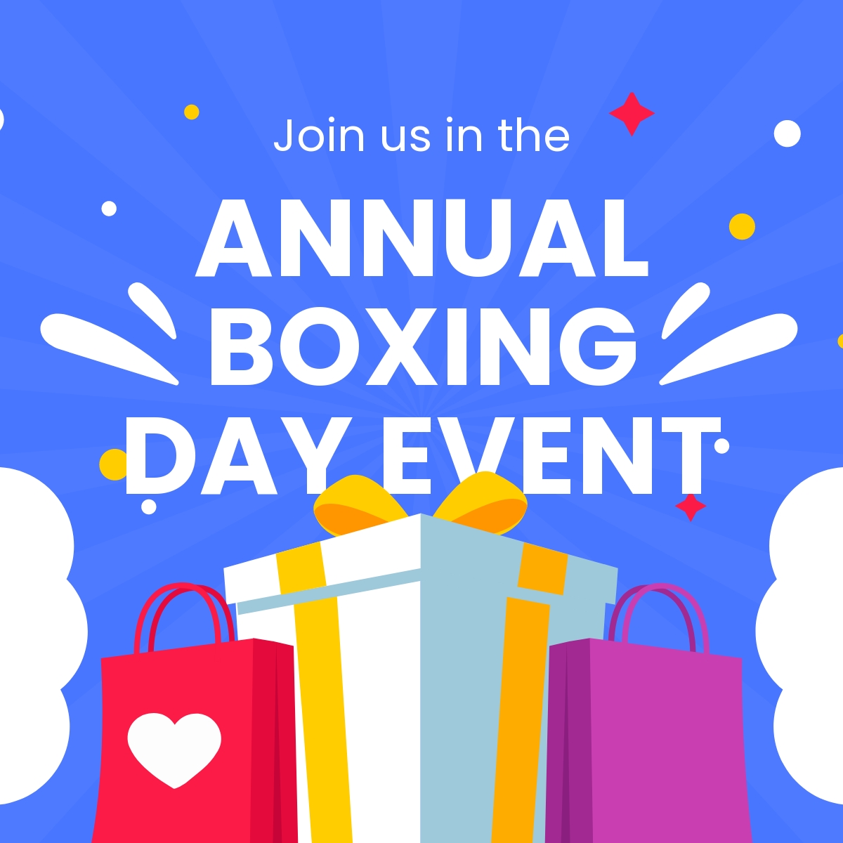 Boxing Day Post Templates Design, Free, Download