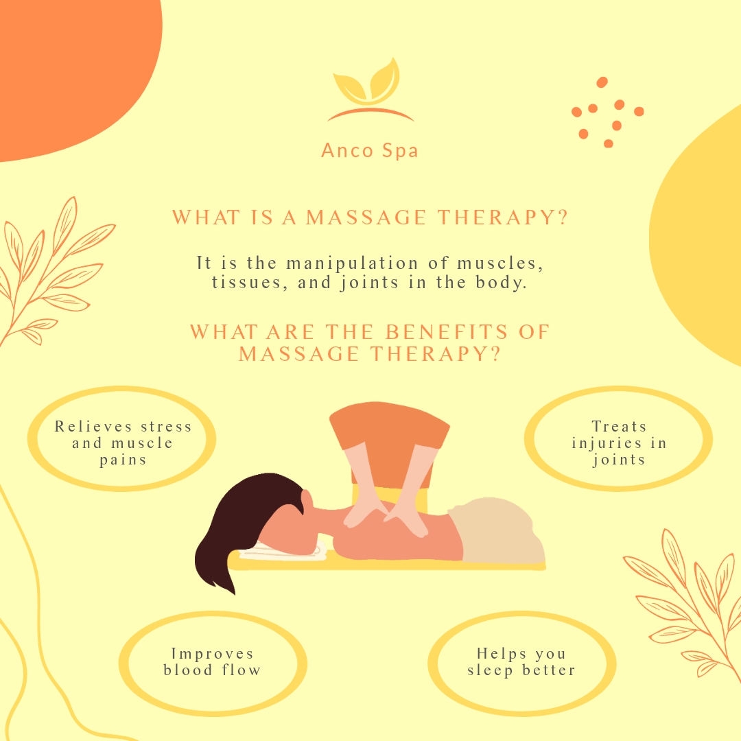 Free Massage Therapy Infographic Post Download in PNG, JPG