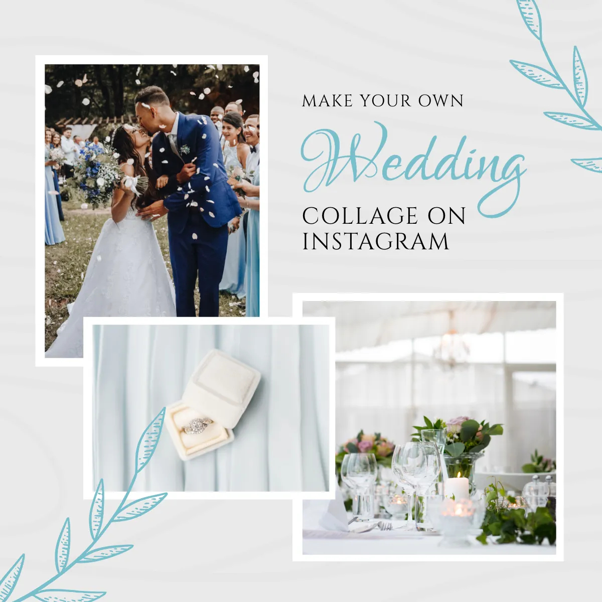 Free Wedding Instagram Collage Download in PNG, JPG