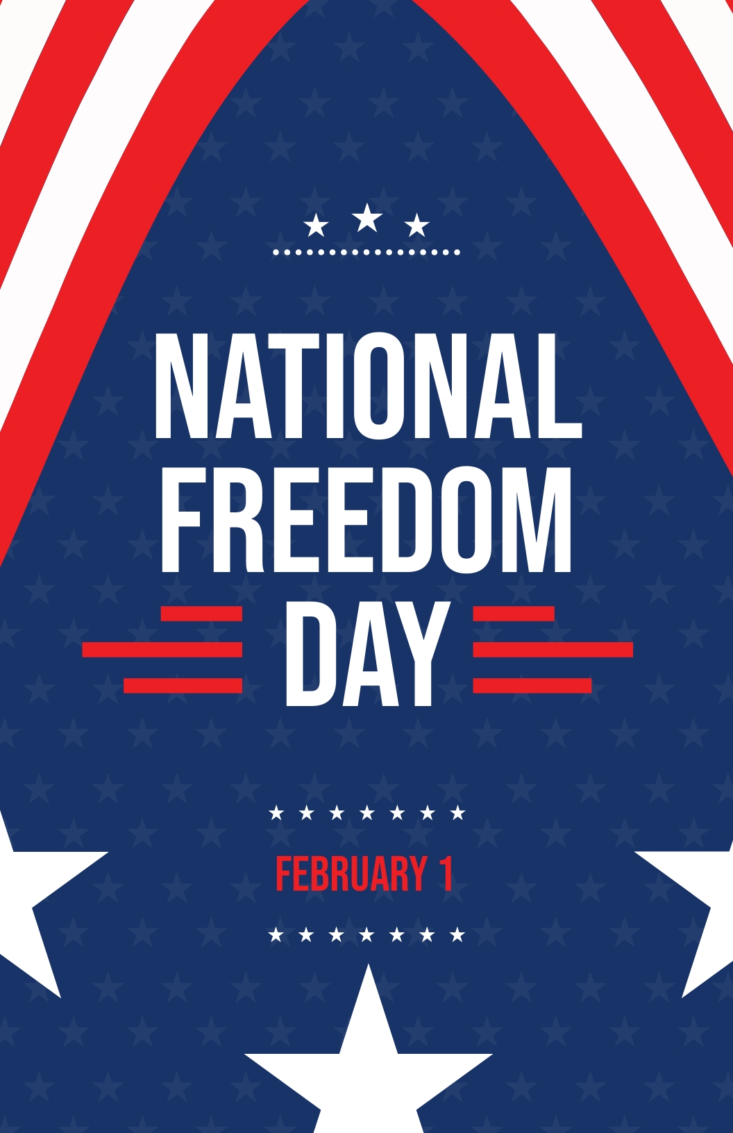 Free Happy National Freedom Day Vector EPS, Illustrator, JPG, PSD