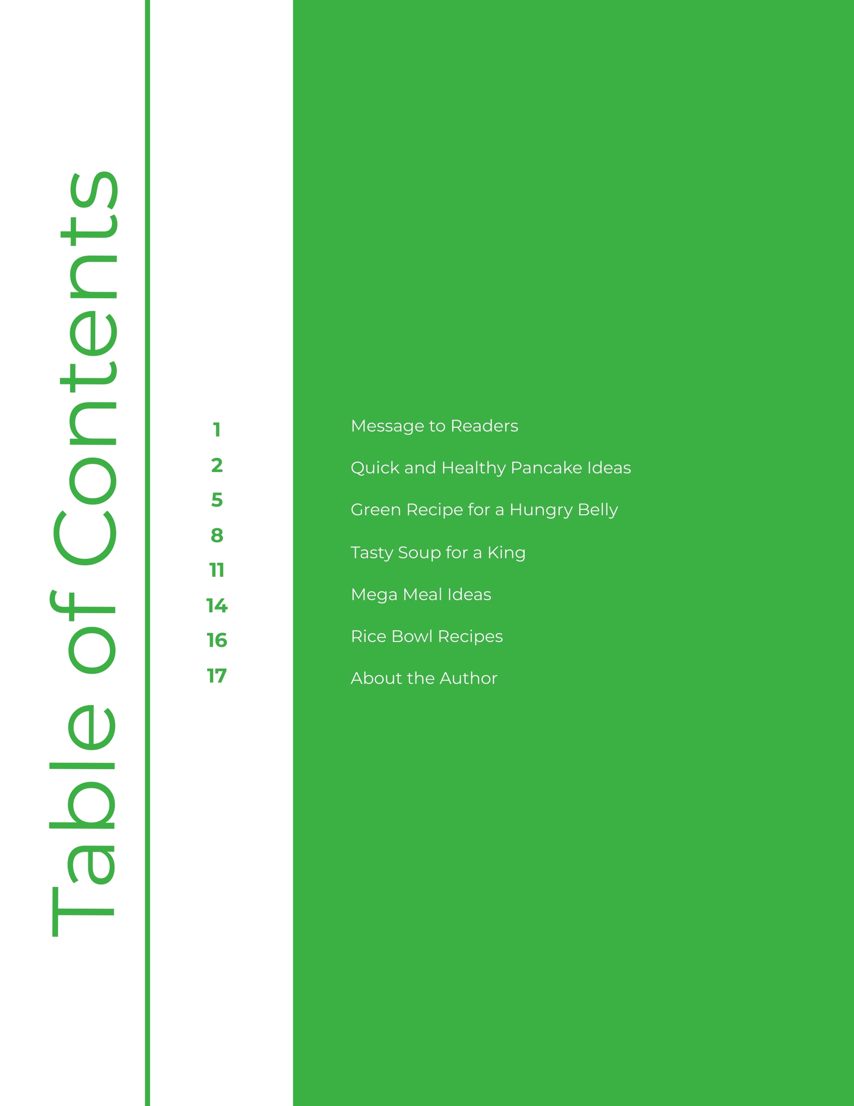 FREE Table of Content Template Download in Word, Google Docs, PDF