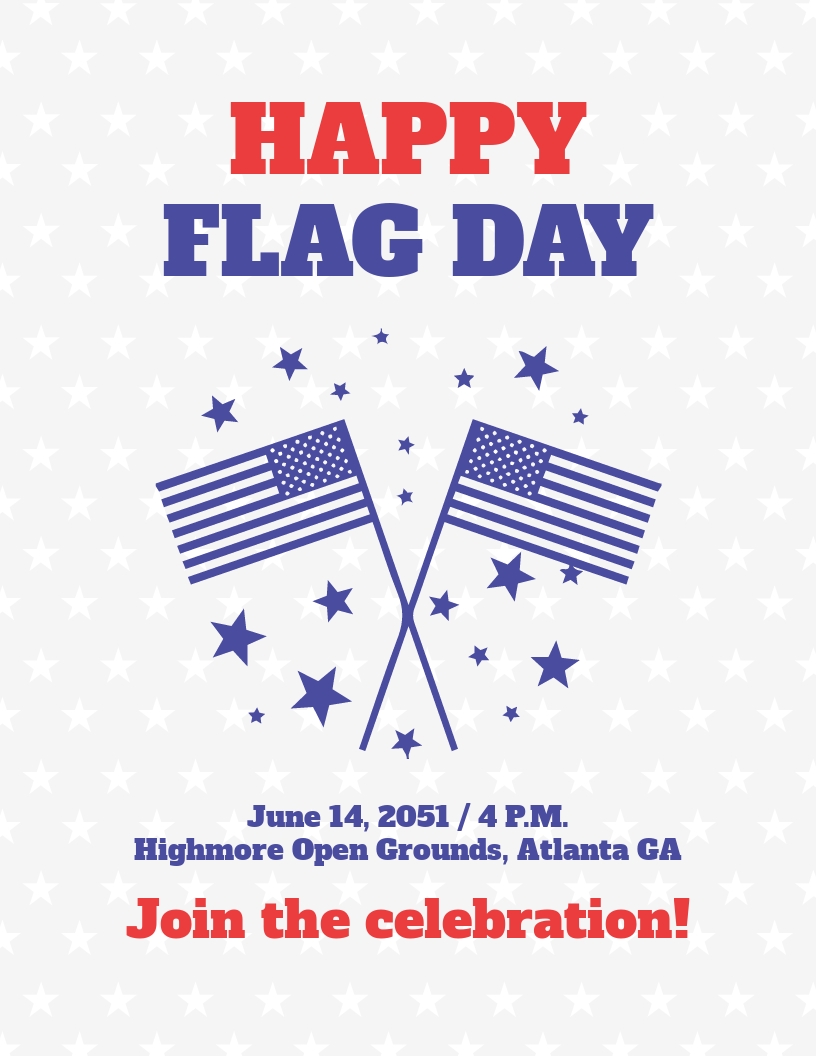 American Flag Day Flyer Template in Word, Publisher, Google Docs, Pages