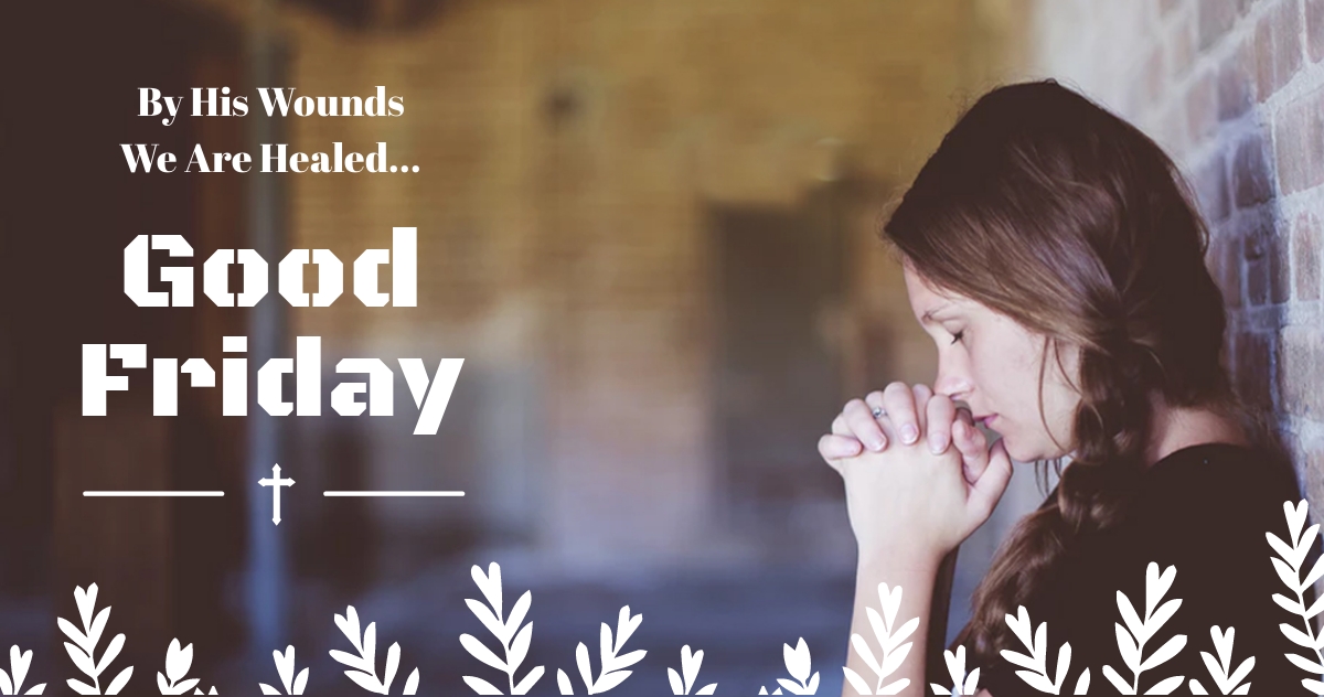 Good Friday Facebook Post Template [Free JPG] PSD