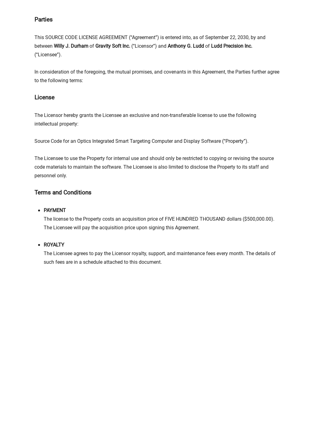 Source Code License Agreement Template [Free PDF] Word