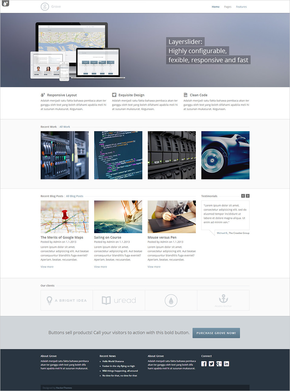 Free Bootstrap Website Templates TemplateMonster