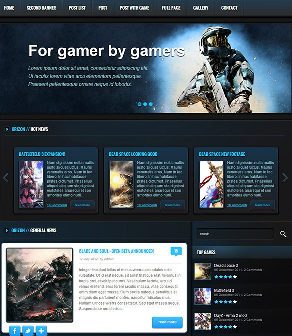 7+ PHP Gaming Website Themes & Templates Free & Premium Templates