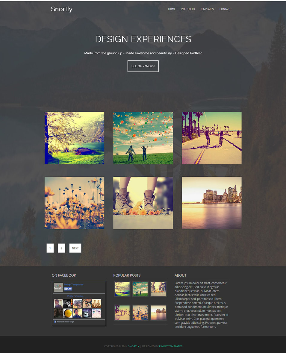 30+ Best Gallery Style Blog Templates & Themes Free & Premium Templates
