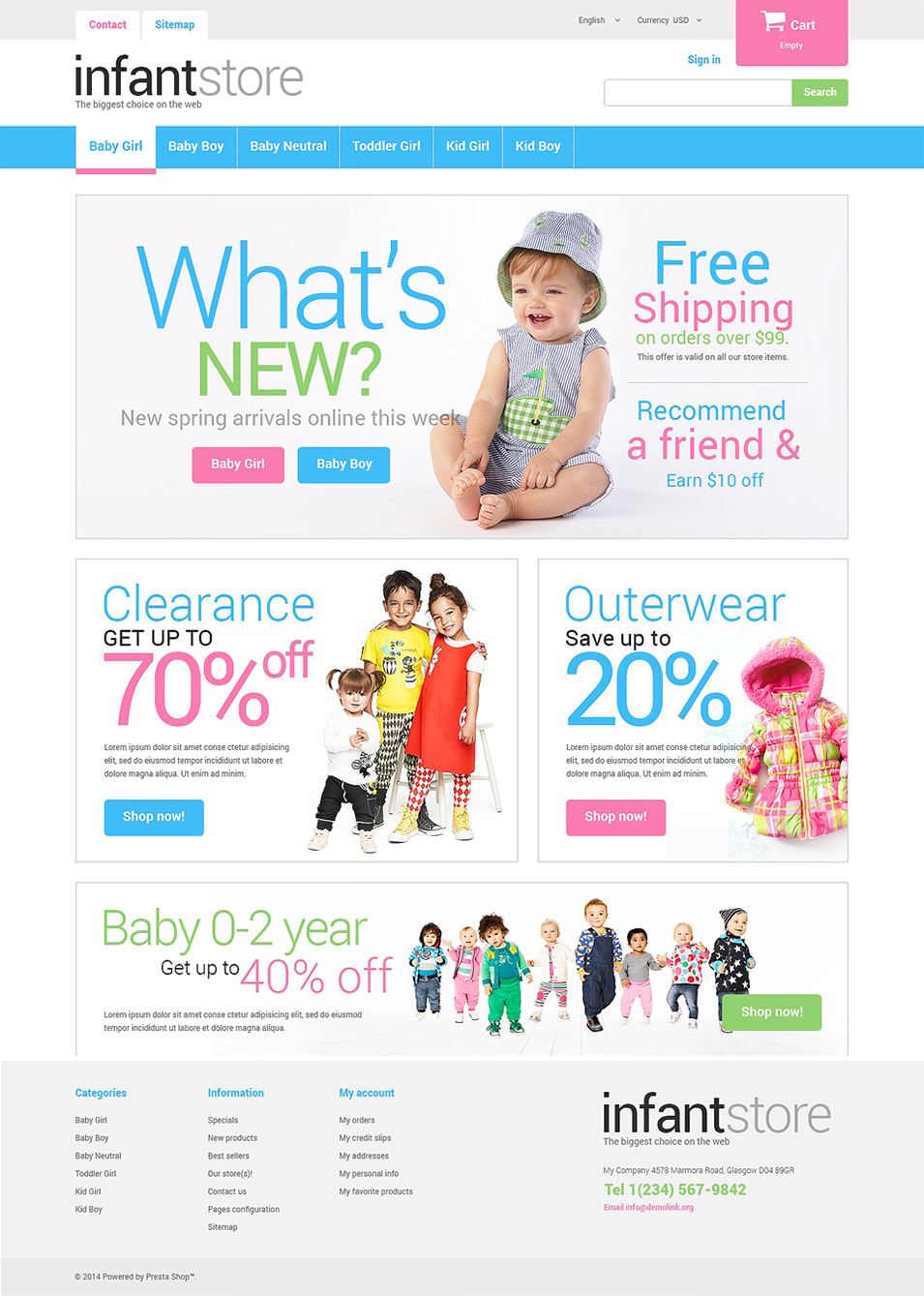 Mobile site Template