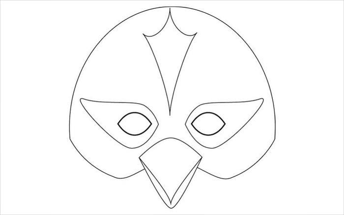 Penguin face template