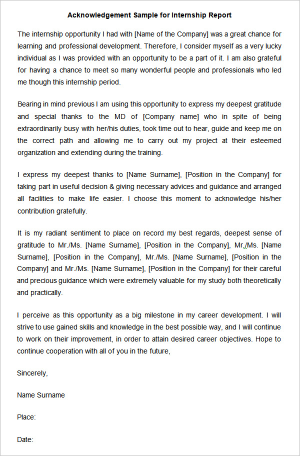 31+ Acknowledgement Letter Templates Free Samples, Examples Format