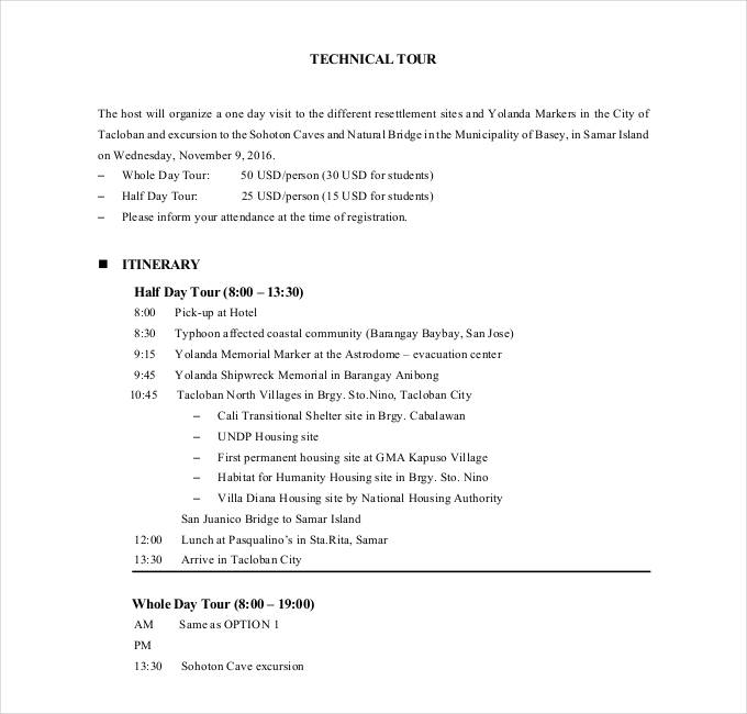 33+ Travel Itinerary Templates DOC, PDF, Apple Pages, Google Docs
