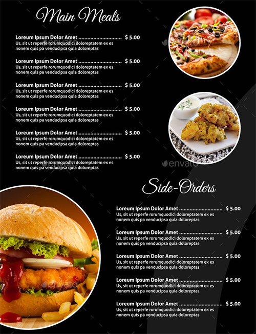Food menu Images Free Vectors, Stock Photos & PSD