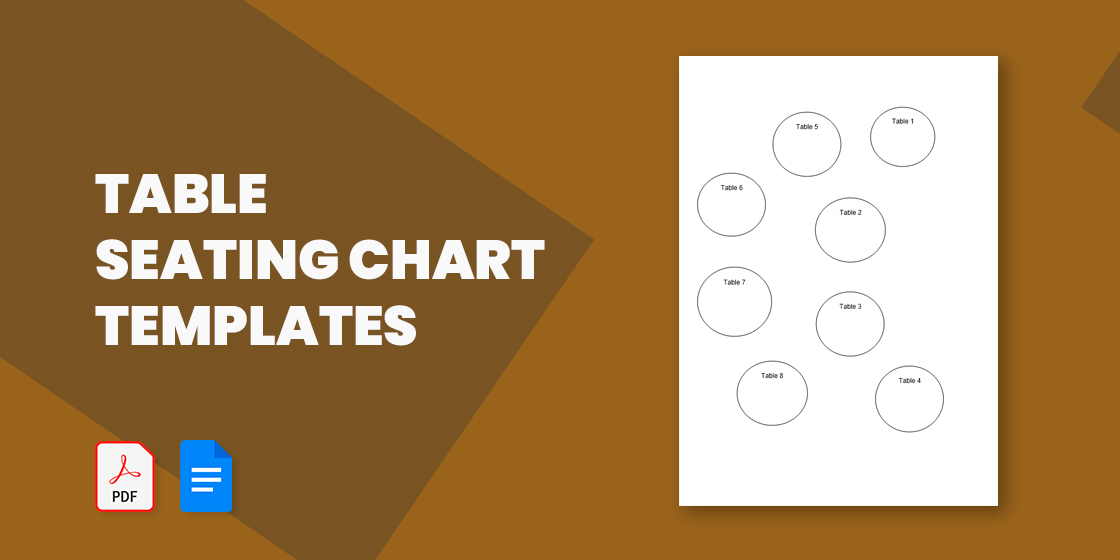 16+ Table Seating Chart Templates DOC, PDF, Excel