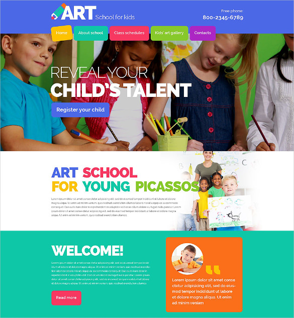 33+ School Website Themes & Templates Free & Premium Templates