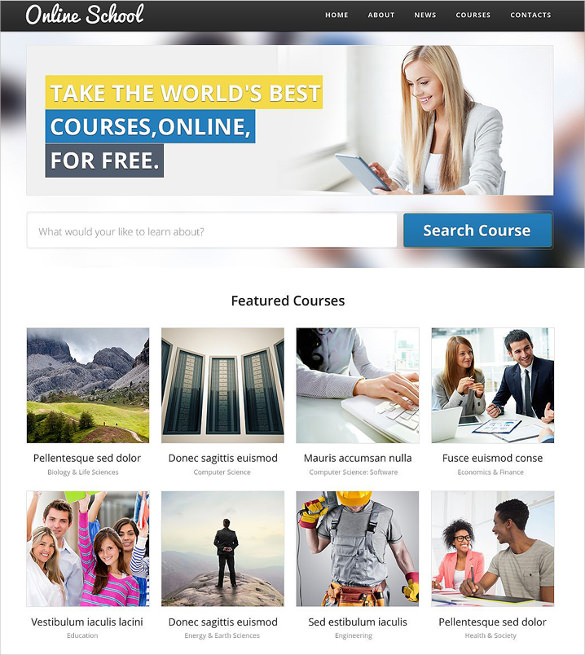 34+ School Website Themes & Templates