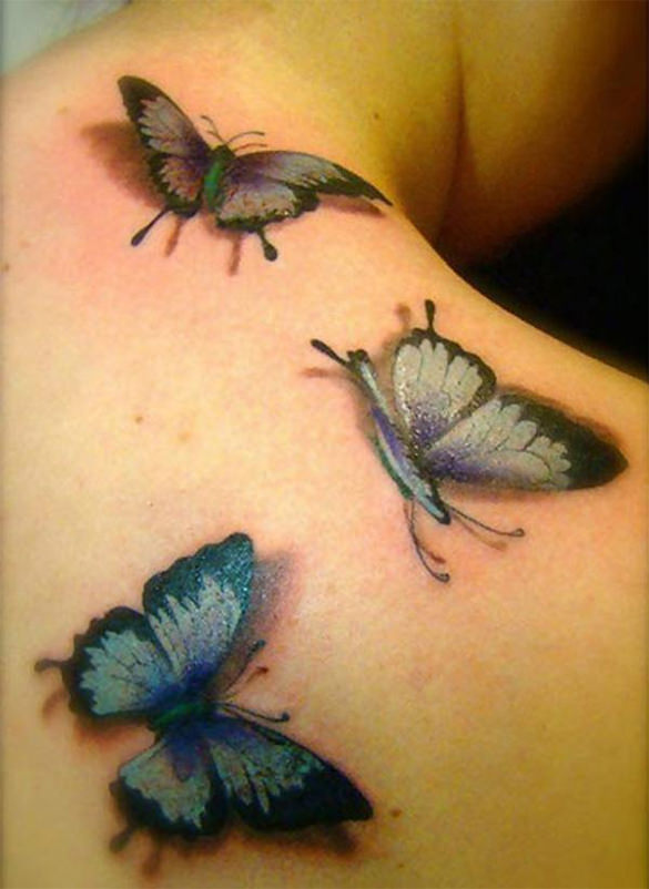 24+ Inspiring 3D Butterfly Tattoos Designs Free & Premium Templates