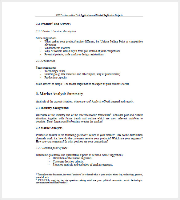 Sales Business Plan Template 12+ PDF, Word Format Download
