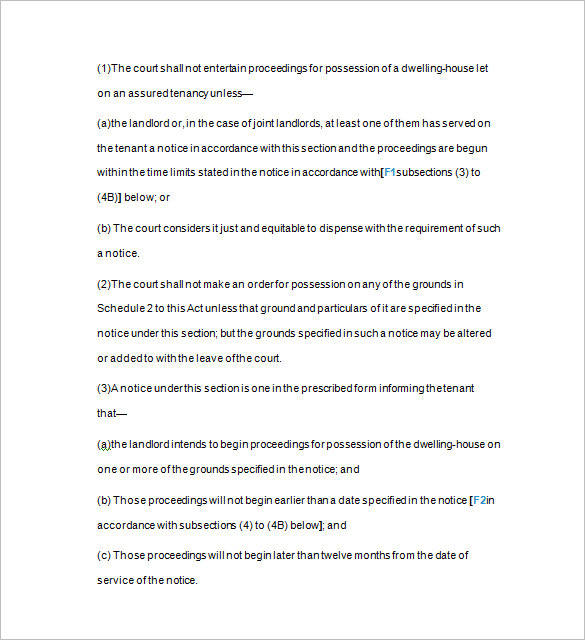 form section 8 notice DriverLayer Search Engine