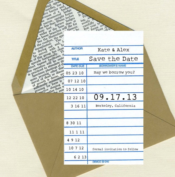Library Card Template 13+ Free Printable Sample, Example, Format
