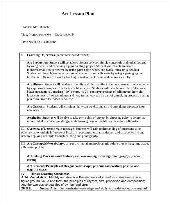 50+ Lesson Plan Templates PDF, DOC, Excel Free & Premium Templates