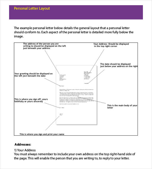 44+ Personal Letter Templates PDF, DOC