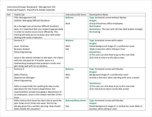 79+ Storyboard Templates PDF, PPT, DOC, PSD Free & Premium Templates