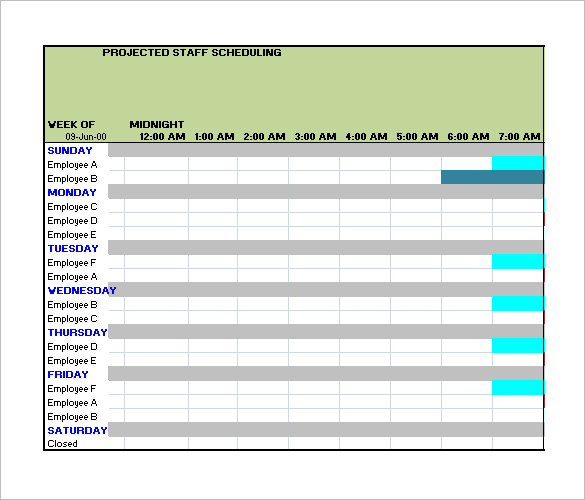 18+ Blank Work Schedule Templates PDF, Docs, Word Free & Premium