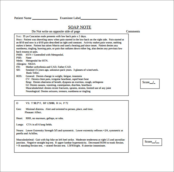 9+ Medical Note Templates Free Sample, Example, Format Download