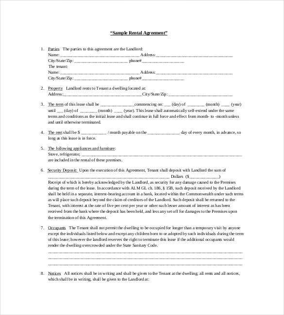 Shop Rent Agreement Format Mumbai Armando Friend's Template