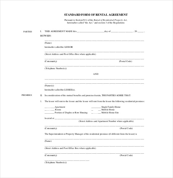 32+ Rental Agreement Templates PDF, DOC Free & Premium Templates