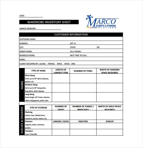 35+ Sample Inventory Spreadsheet Templates PDF, DOC