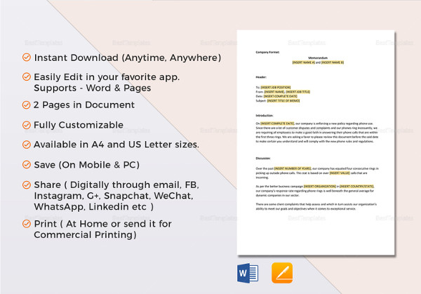 19+ Audit Memo Templates Sample Word, Google Docs Format Download
