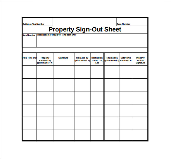 inventory sign out sheet template 7 Secrets You Will Not