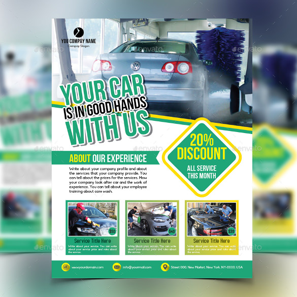 Car Wash Flyers 40+ Free PSD, EPS, Indesign Format Download Free & Premium Templates