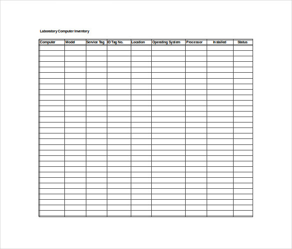 Inventory Spreadsheet Template 50+ Free Word, Excel Documents