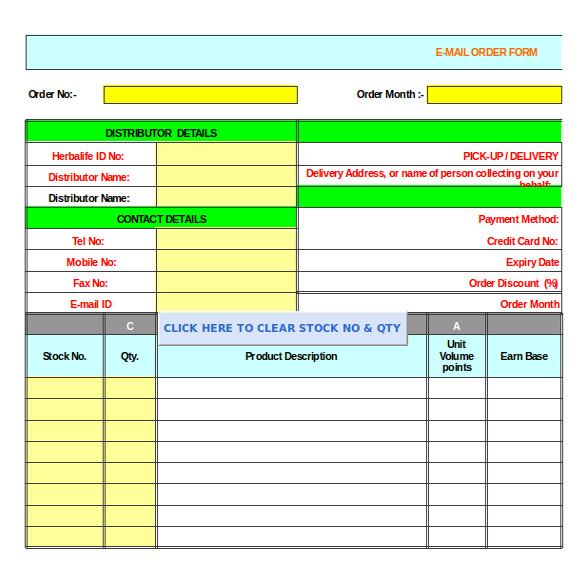 12+ Email Order Templates Free Sample, Example, Format Download