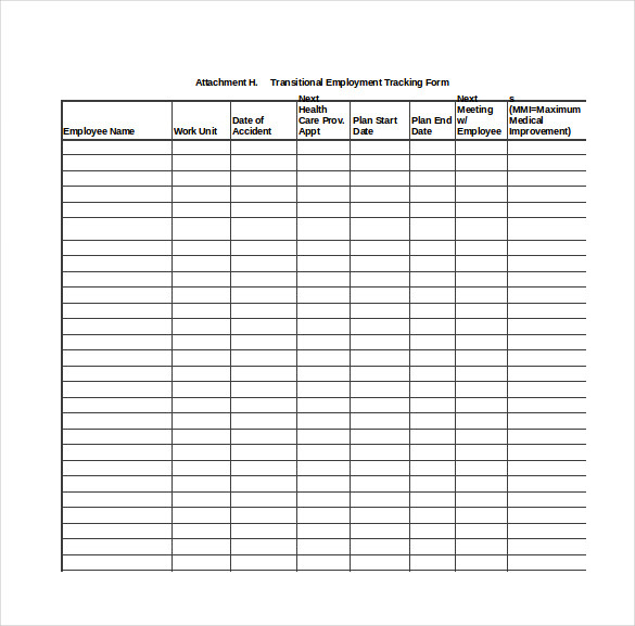 Employee Tracking Template 11+ Word, Excel, PDF Documents Download!
