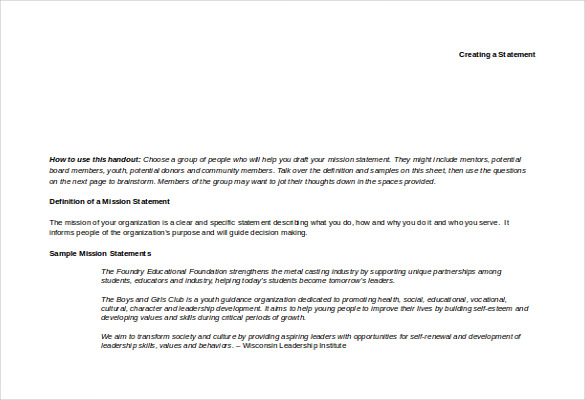 8+ Word 2010 Statement Template Free Download Free & Premium Templates