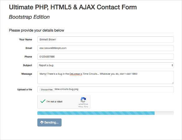 28+ Best PHP Contact Form Templates Free & Premium Templates