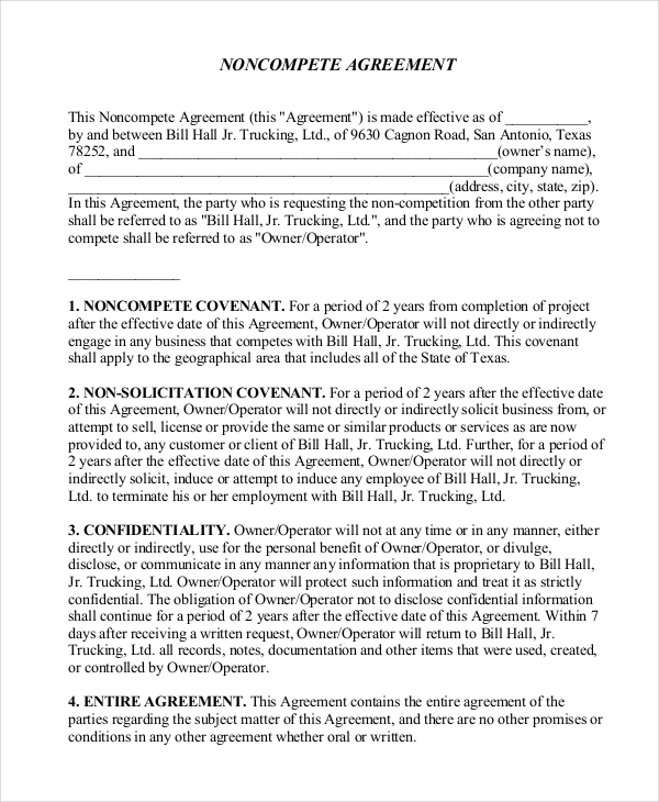 11+ Standard Agreement Templates Free Word, PDF Format