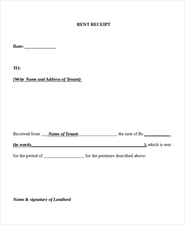 Official Receipt Template 6+ Free Word, PDF Document Downloads Free