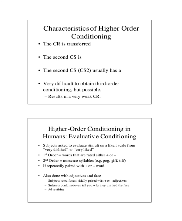 9+ Classical Conditioning Examples Free & Premium Templates