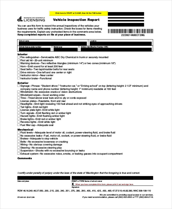 15+ Free Vehicle Report Templates PDF, Docs, Word Free & Premium