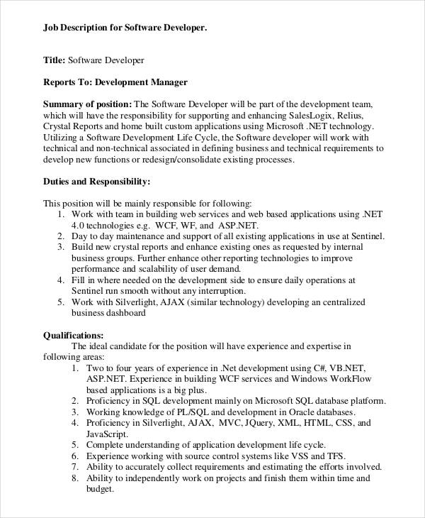 10+ Engineer Job Description Templates PDF, DOC Free & Premium